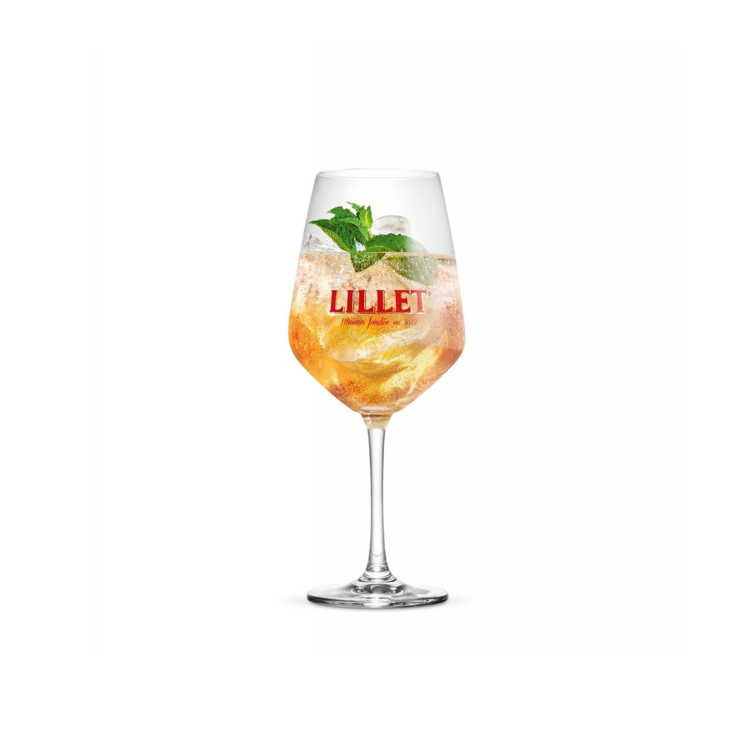 Lillet Peach Cocktail mit Pfirsich Eistee